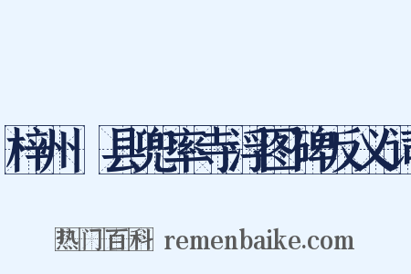梓州郪县兜率寺浮图碑反义词是什么意思的图片